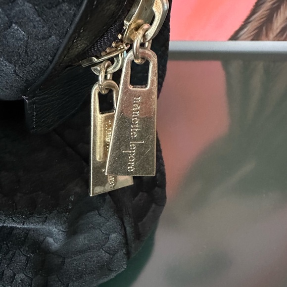 Nanette Lepore embossed suede handbag - Picture 7 of 7